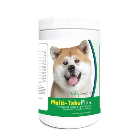 Healthy Breeds Akita Multi-Tabs Plus Chewable Tablets, 365PK 840235122070